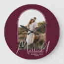 Search for and groom bride clocks Just married