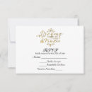 Search for dreams rsvp cards Gold