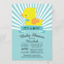 Search for rubber duck baby boy shower invitations Cute