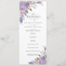Search for lavender wedding programs Ceremony