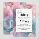 Search for cotton candy birthday invitations Pastel