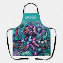 Search for blue octopus aprons Coastal