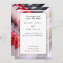 Search for pearl save the dates Red