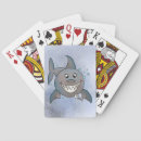 Search for shark playing cards Underwater