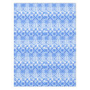 Search for blue and white tablecloths Moroccan