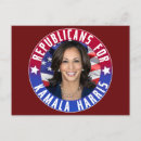 Search for democratic candidate postcards Kamala harris