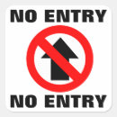 Search for entry stickers Warning