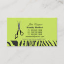 Search for zebra pattern business cards Salon