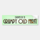 Search for grumpy bumper stickers Old