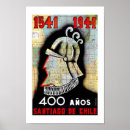 Search for chile vintage travel posters Santiago