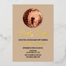 Search for gold disco ball invitations Budget