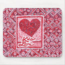 Search for aunt love mousepads Red