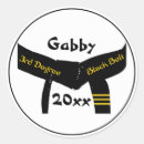 Search for taekwondo martial arts stickers Black belt