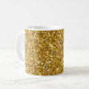 Search for gold glitter coffee mugs Sequins