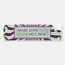 Search for make love not war bumper stickers Peace