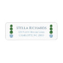 Search for topiary return address labels Preppy