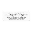 Search for happiness return address labels Typography
