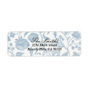 Search for delft blue return address labels Floral