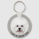 Search for bichon frise key rings Illustration