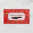 Search for chili business cards Chef