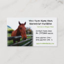 Search for quarter business cards Horse