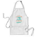 Search for for 70th birthday aprons Funny