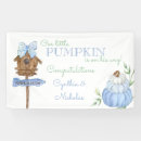 Search for pumpkin baby shower banners Green