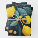 Search for citrus fruit wrapping paper Yellow