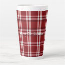 Search for red and white plaid mugs Stripes