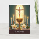Search for catholic priest cards Crucifix