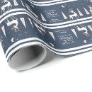 Search for gold reindeer wrapping paper Navy