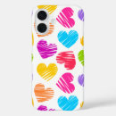 Search for doodle hearts iphone cases Modern