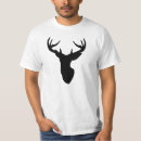 Search for deer head silhouette clothing Antlers