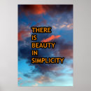 Search for simplicity posters Typography
