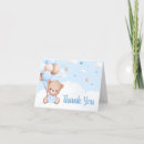 Search for teddy bear thank you cards Boy