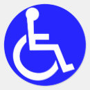 Search for wheelchair sign stickers Disabled