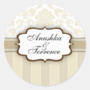 Search for stripe wedding stickers White