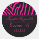 Search for sweet 16 zebra stickers Graduation