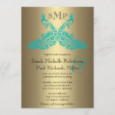 Search for gold peacock wedding invitations Aqua