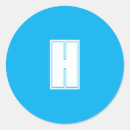 Search for bright blue stickers White