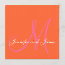 Search for pink and orange wedding invitations Bold