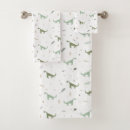 Search for dinosaur bath towels Green
