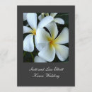 Search for plumeria wedding invitations Hawaiian