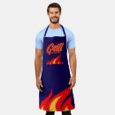 Search for flame red aprons Chef