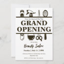 Search for spa open house invitations Simple stylish