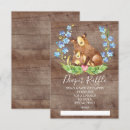 Search for diaper raffle ticket baby shower invitations Bear