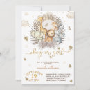 Search for safari gender reveal invitations Giraffe