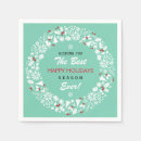 Search for teal christmas napkins Elegant