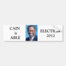Search for cain bumper stickers 2012
