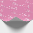 Search for its a girl wrapping paper Baby shower